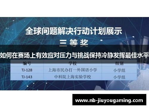 如何在赛场上有效应对压力与挑战保持冷静发挥最佳水平